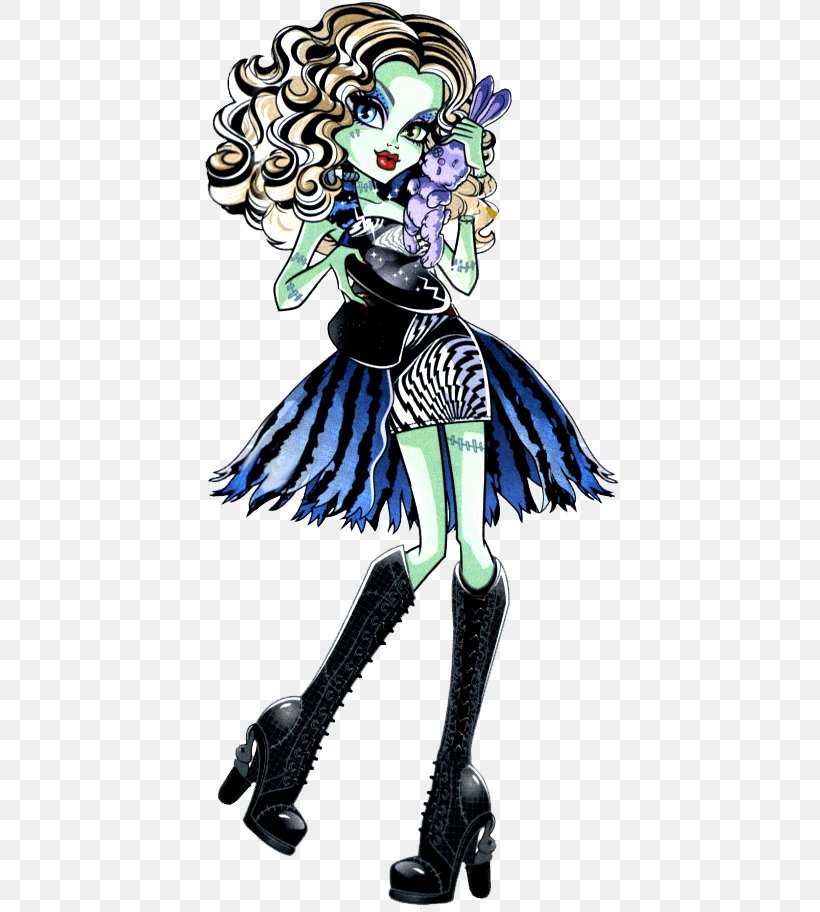Frankie Stein Cleo DeNile Clawdeen Wolf Monster High Doll, PNG, 426x912px, Watercolor, Cartoon, Flower, Frame, Heart Download Free
