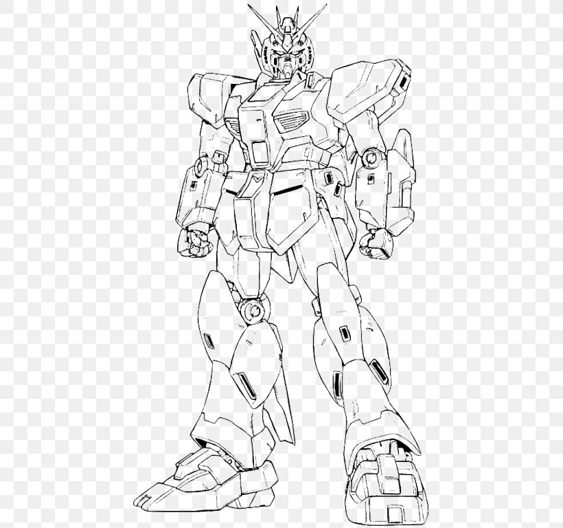 Line Art Gundam Coloring Book Drawing โมบิลสูท, PNG, 441x768px, Line Art, Arm, Artwork, Black And White, Coloring Book Download Free