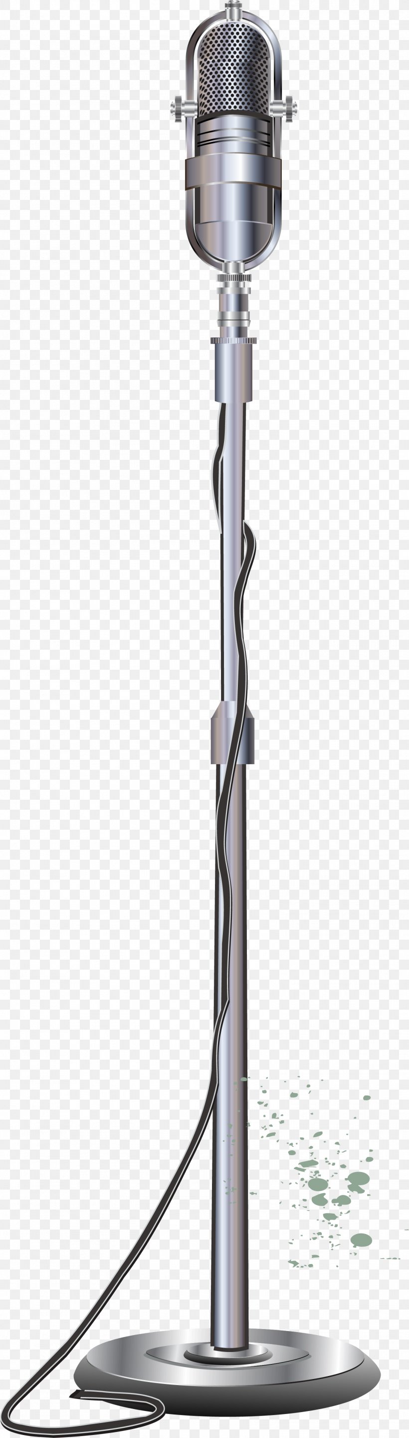 Microphone Illustration, PNG, 1501x5267px, Microphone, Artworks, Audio, Audio Equipment, Microphone Stand Download Free