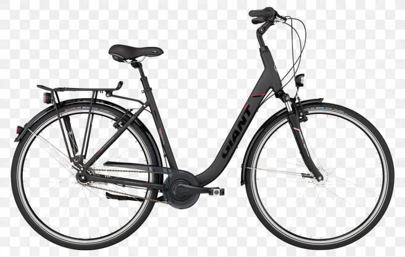 City Bicycle Giant Bicycles Electric Bicycle Hybrid Bicycle, PNG, 1000x636px, Bicycle, Automotive Exterior, Bicycle Accessory, Bicycle Cranks, Bicycle Drivetrain Part Download Free
