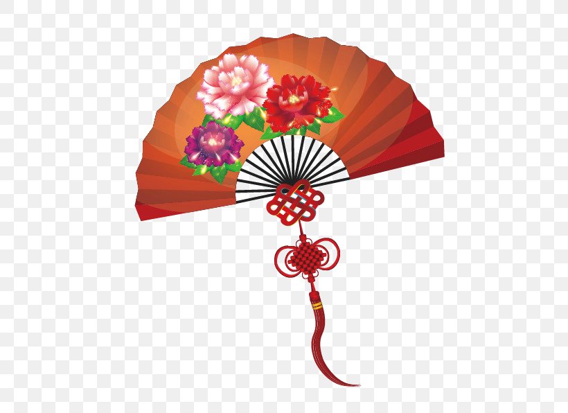 Hand Fan Vector Graphics Paper Image Moutan Peony, PNG, 596x596px, Hand Fan, Chinoiserie, Decorative Arts, Decorative Fan, Fan Download Free