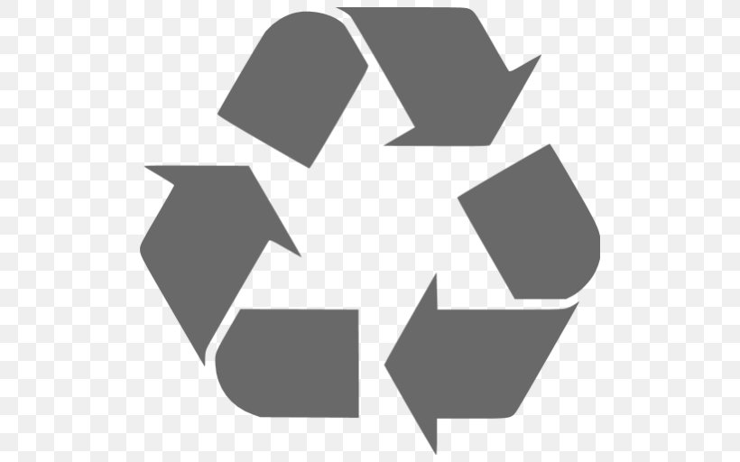Recycling Symbol Rubbish Bins & Waste Paper Baskets, PNG, 512x512px, Recycling Symbol, Black, Black And White, Brand, Green Dot Download Free