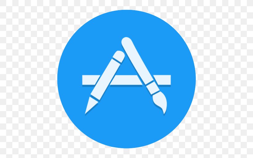 Blue Angle Area Brand, PNG, 512x512px, App Store, Apple, Area, Blue, Brand Download Free