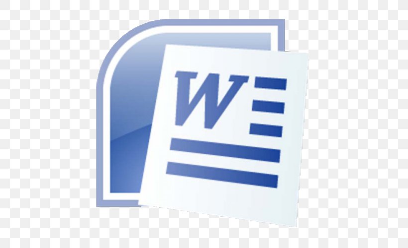 Microsoft Word Microsoft Office 2007 Computer Software, PNG, 500x500px, Microsoft Word, Blue, Brand, Computer Software, Document Download Free