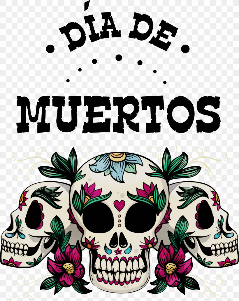 Skull Art, PNG, 2384x3000px, Day Of The Dead, Calavera, D%c3%ada De Muertos, Drawing, Human Skull Download Free