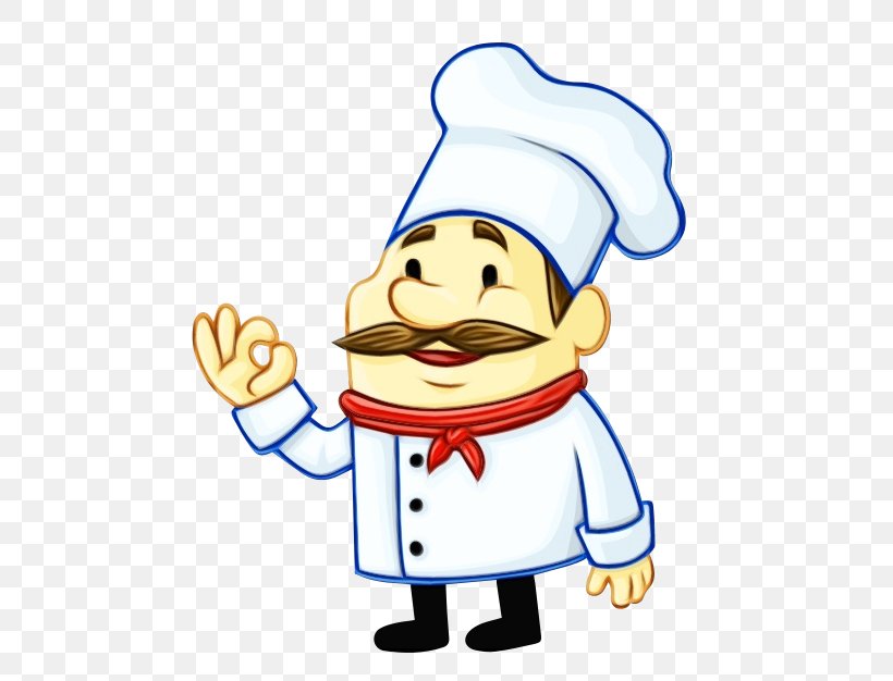 Watercolor Drawing, PNG, 501x626px, Watercolor, Cartoon, Chef, Cook, Cooking Download Free