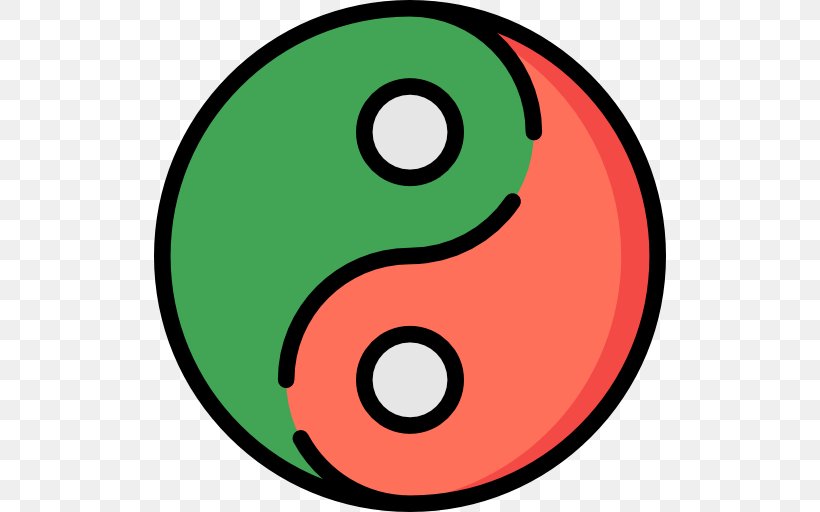 Yin Yang, PNG, 512x512px, Symbol, Area, Green, Smile, Yin And Yang Download Free
