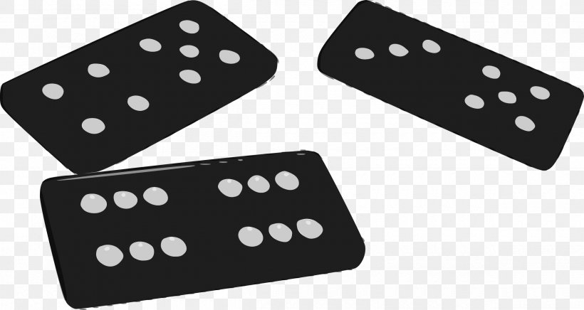 Dominoes Casual Arena Dominos Pizza Clip Art, PNG, 2400x1277px, Dominoes, Black, Black And White, Dice Game, Domino Tiles Download Free