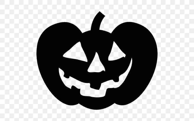 Halloween Pumpkin, PNG, 512x512px, Halloween, Black And White, Computer Software, Food, Logo Download Free