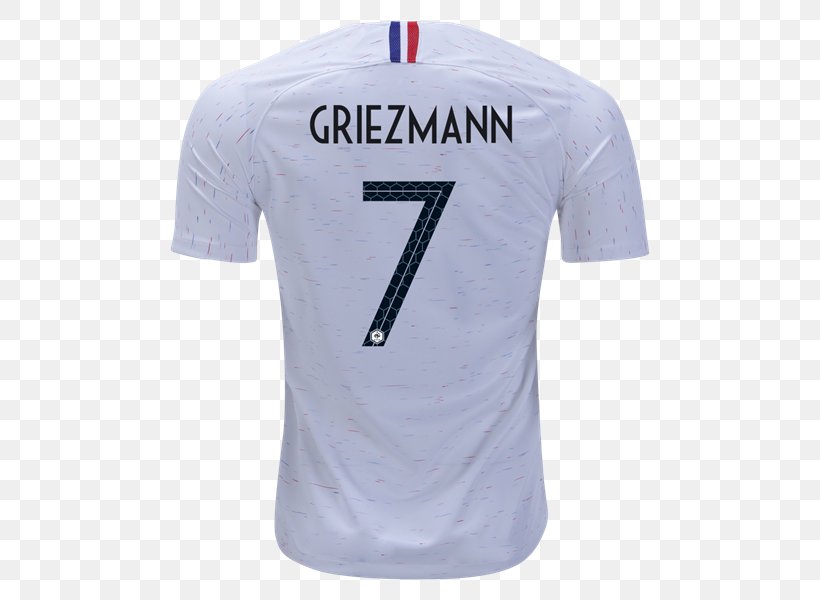 2018 World Cup T-shirt France National Football Team Portugal National Football Team Jersey, PNG, 600x600px, 2018 World Cup, Active Shirt, Antoine Griezmann, Brand, Clothing Download Free