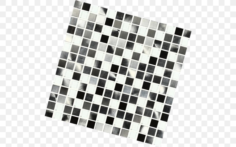 Black Square White Mosaic Pattern, PNG, 512x512px, Black, Black And White, Black M, Color, Meter Download Free