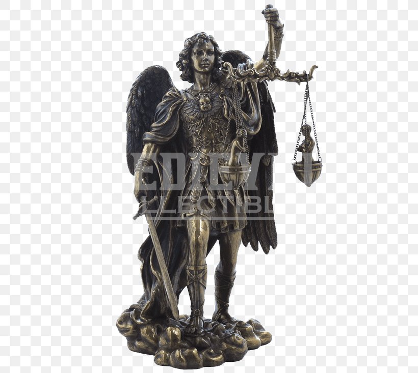 Michael Lucifer Gabriel Archangel Statue, PNG, 733x733px, Michael, Angel, Archangel, Bronze, Bronze Sculpture Download Free