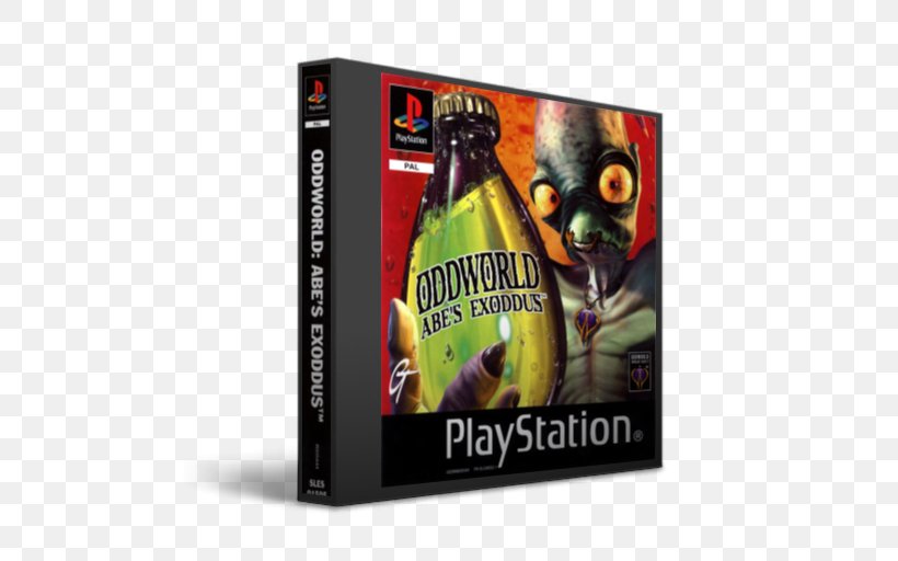 Oddworld: Abe's Exoddus PlayStation Game STXE6FIN GR EUR Display Advertising, PNG, 512x512px, Playstation, Advertising, Brand, Display Advertising, Dvd Download Free