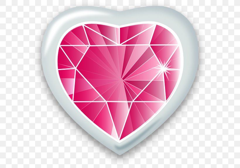 Gemstone Diamond Ruby Clip Art, PNG, 600x573px, Gemstone, Diamond, Display Resolution, Heart, Magenta Download Free