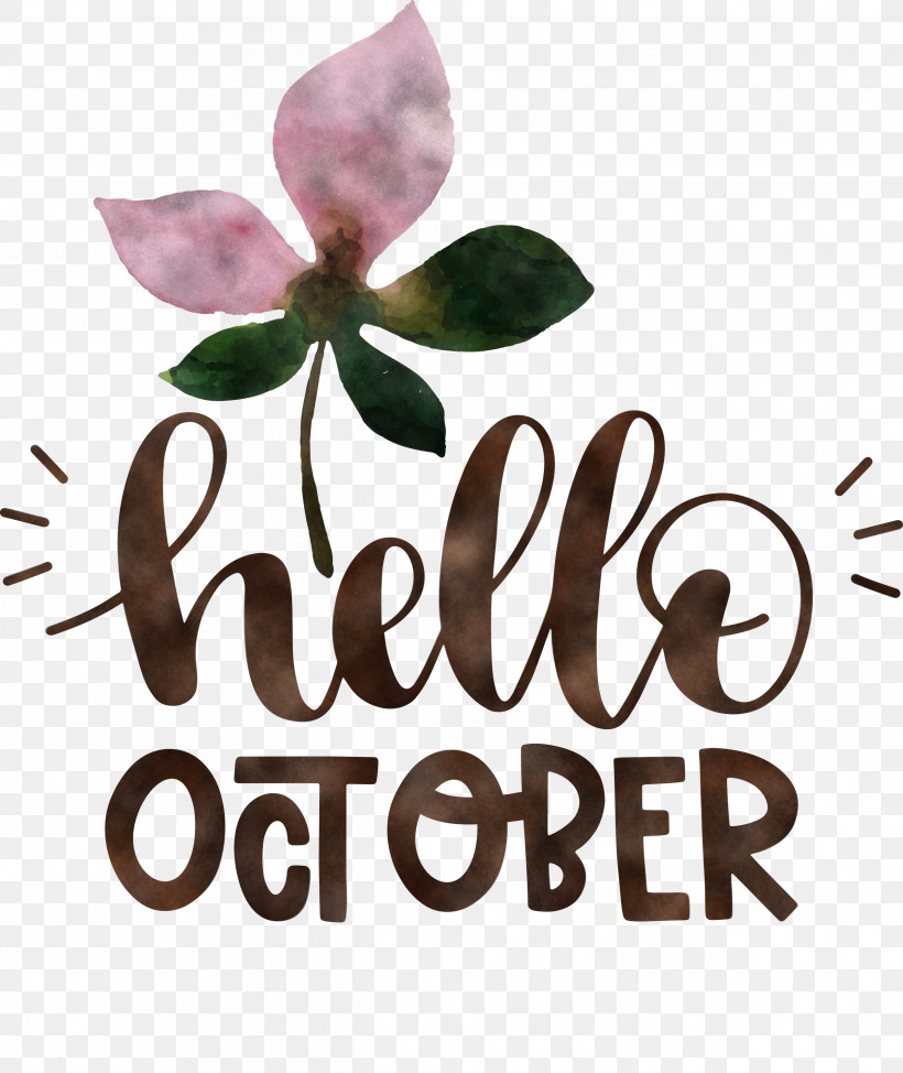 Hello October October, PNG, 2525x3000px, Hello October, Biology, Flower, Logo, Meter Download Free