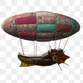 Airship Symbol - Hot Air Balloon Rigid Airship PNG