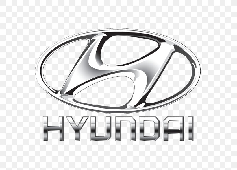 Hyundai Motor Company Car Kia Motors, PNG, 587x587px, Hyundai, Automotive Design, Black And White, Brand, Car Download Free