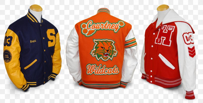 Letterman Varsity Letter Jacket Varsity Team Clothing, PNG, 1001x508px, Letterman, Artificial Leather, Brand, Chenille Fabric, Clothing Download Free
