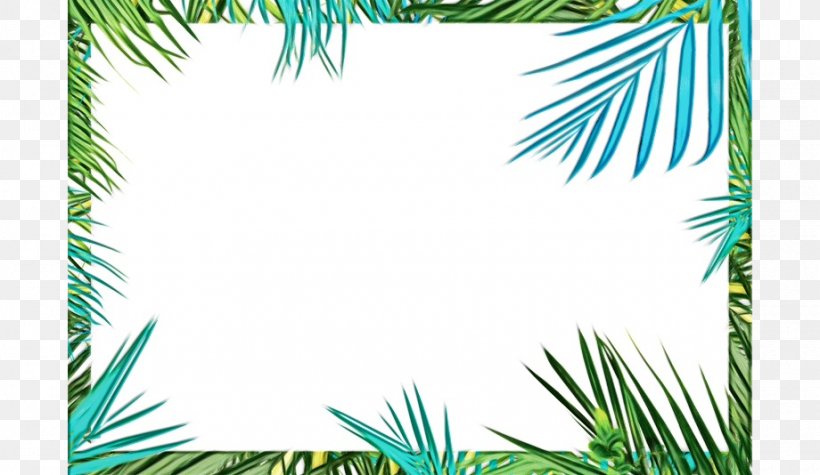Picture Frame, PNG, 920x534px, Watercolor, Branch, Conifer, Fir, Green Download Free