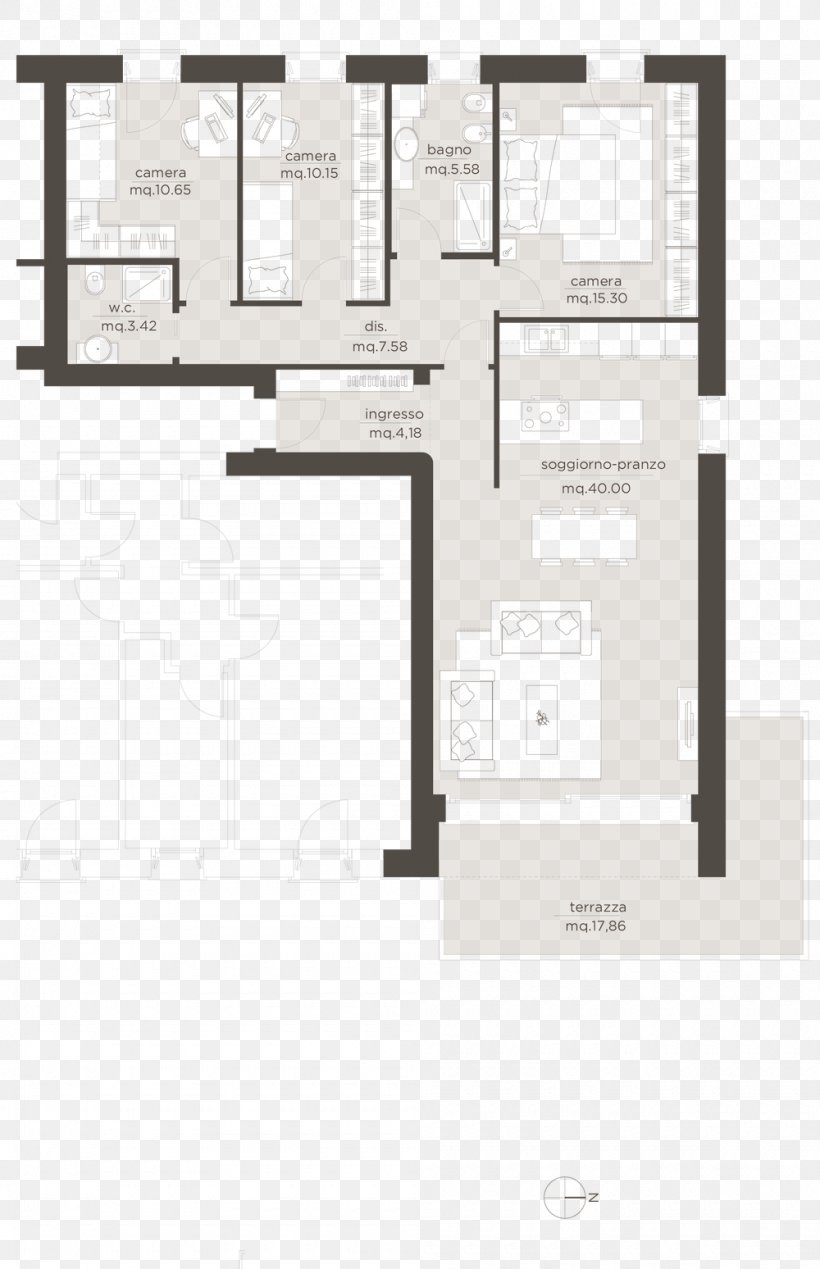 Via Ca' Rossa Green Residence Maerne Furniture, PNG, 1000x1548px, Furniture, Brand, Diagram, Extended Stay Hotel, Floor Plan Download Free