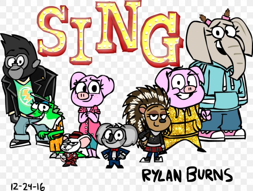 Buster Moon Sing Drawing Fan Art Character, PNG, 1027x777px, Buster Moon, Animated Cartoon, Art, Cartoon, Character Download Free