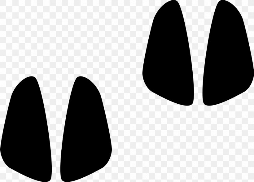 Domestic Pig Footprint Animal Paw, PNG, 981x704px, Pig, Animal, Black, Black And White, Domestic Pig Download Free