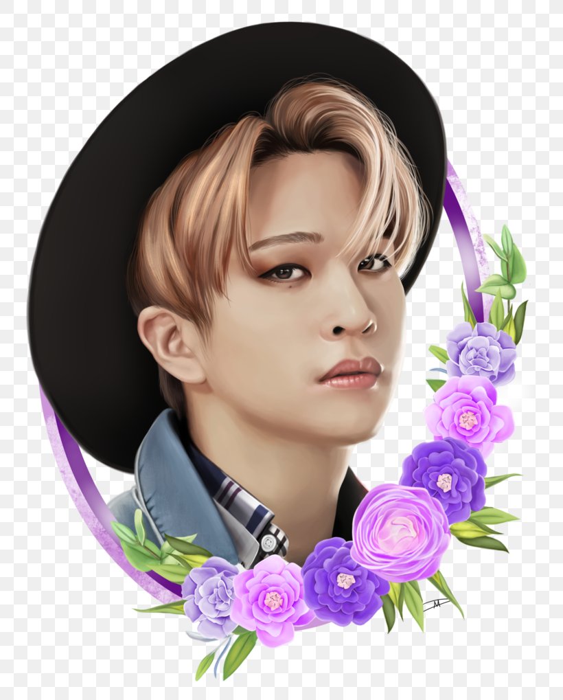 GOT7 Art Portrait Eyes On You Painting, PNG, 784x1019px, Watercolor, Cartoon, Flower, Frame, Heart Download Free