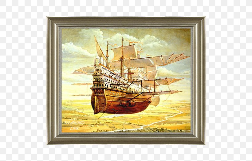 Painting Clipper Ship Of The Line Russian Folk-tales, PNG, 522x522px, Painting, Art, Artwork, Barque, Bomb Vessel Download Free