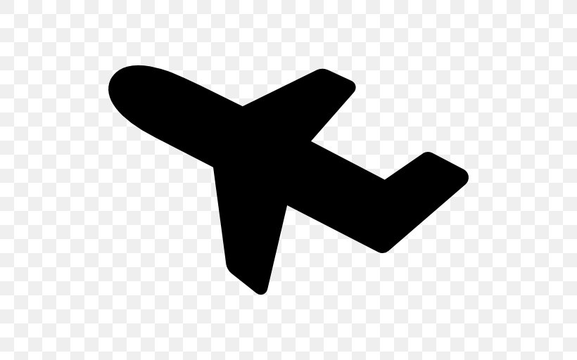 Airplane Logo Symbol Clip Art, PNG, 512x512px, Airplane, Black And White, Hand, Logo, Propeller Download Free