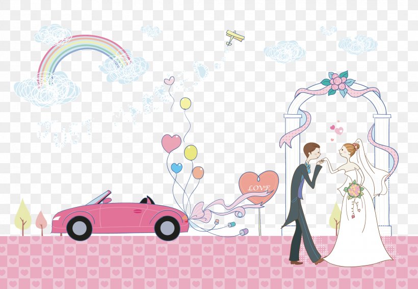 Marriage Wedding, PNG, 2119x1466px, Wedding Invitation, Art, Cartoon, Couple, Divorce Download Free