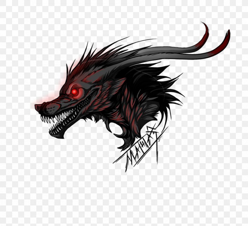 Hellhound Dog Demon Anime Fan art Hellhound mammal dragon png  PNGEgg