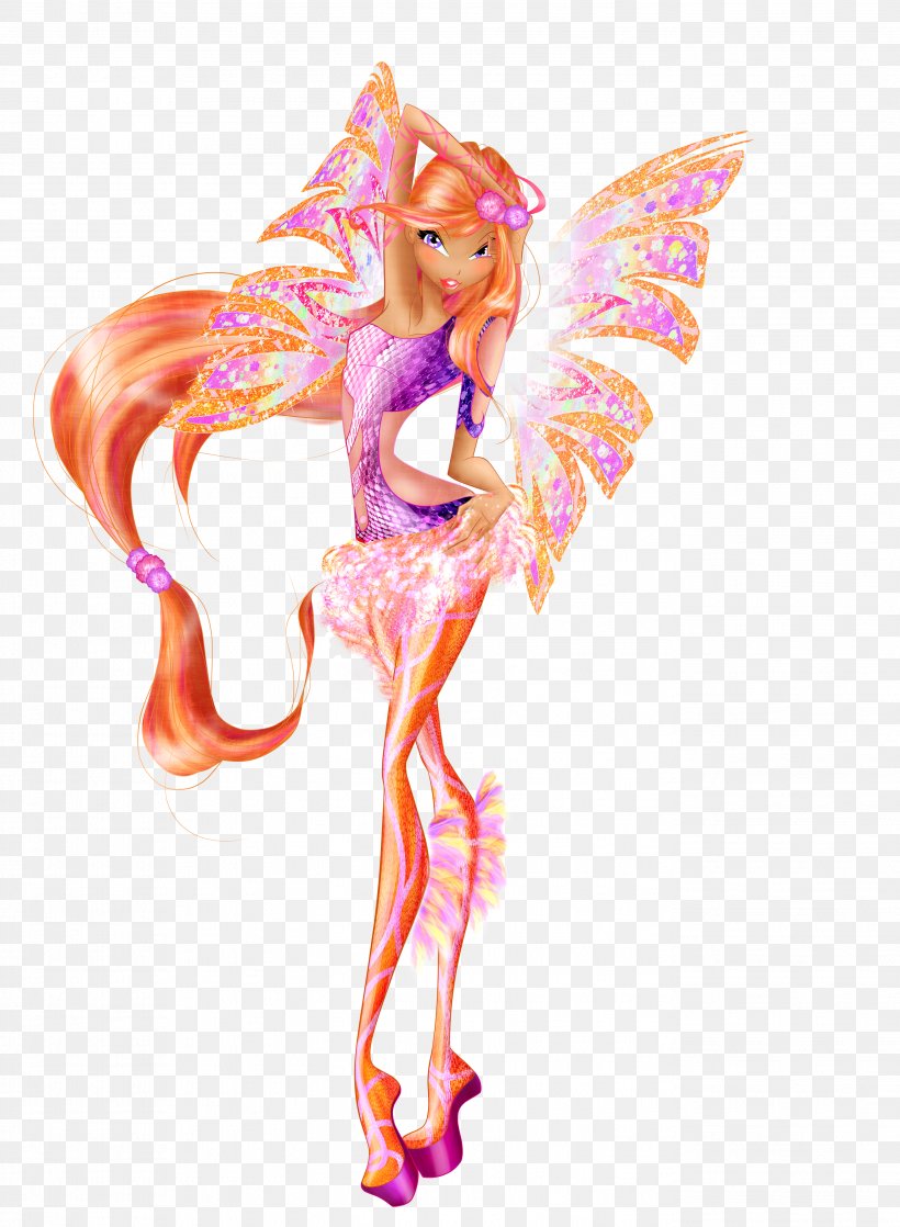 Bloom Roxy Stella Tecna Sirenix, PNG, 2746x3744px, Bloom, Barbie, Butterflix, Deviantart, Doll Download Free