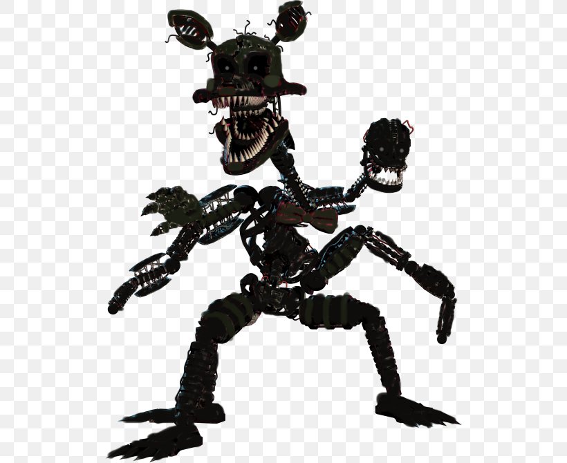 Five Nights At Freddy's 4 Five Nights At Freddy's 2 Five Nights At Freddy's: Sister Location FNaF World, PNG, 516x670px, Fnaf World, Action Figure, Animatronics, Decapoda, Fictional Character Download Free