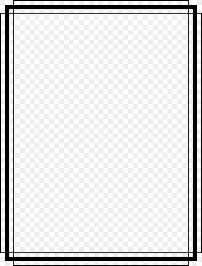 Borders And Frames Picture Frames Clip Art, PNG, 1746x2292px, Borders And Frames, Area, Black, Black And White, Decorative Arts Download Free