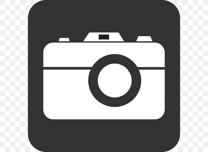 Camera Photography Clip Art, PNG, 600x600px, Camera, Black, Black And White, Brand, Digital Photography Download Free