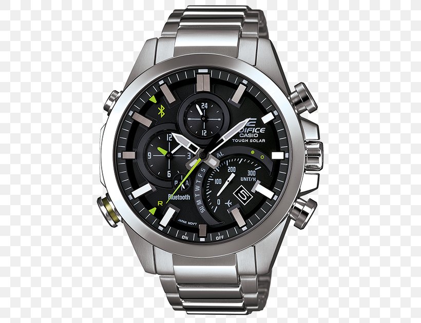 Casio Edifice Casio EQB-500D-1A Solar-powered Watch, PNG, 445x630px, Casio Edifice, Analog Watch, Brand, Casio, Casio Eqb500d1a Download Free