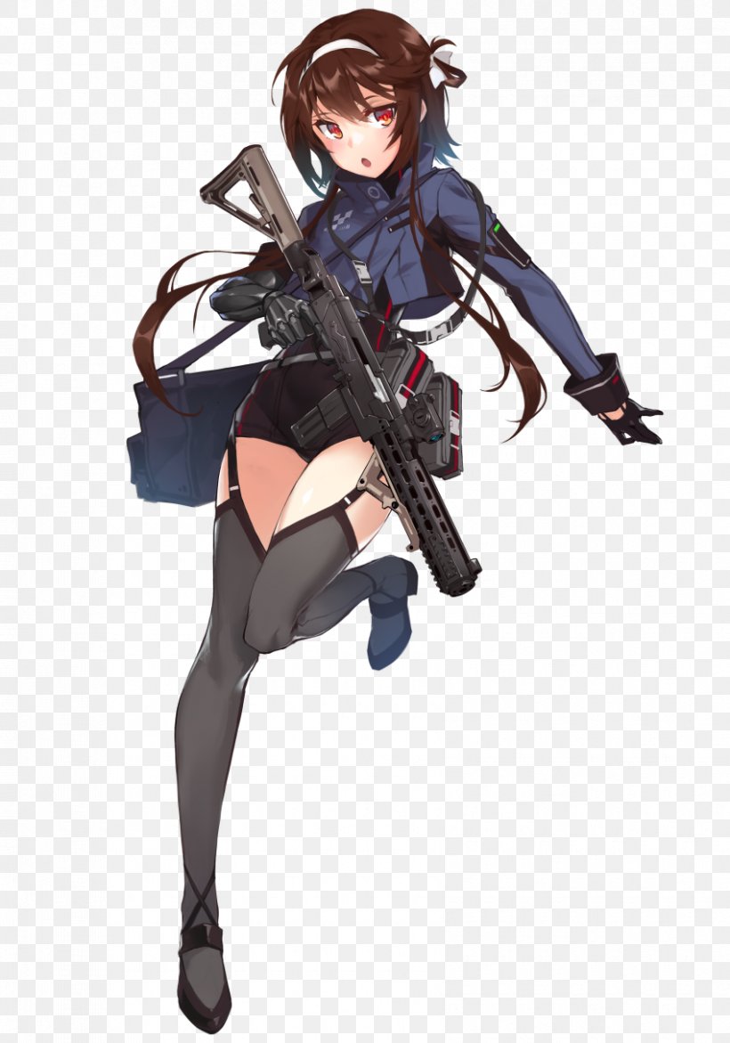 Girls' Frontline Type 79 Submachine Gun Firearm Weapon, PNG, 850x1214px, Watercolor, Cartoon, Flower, Frame, Heart Download Free
