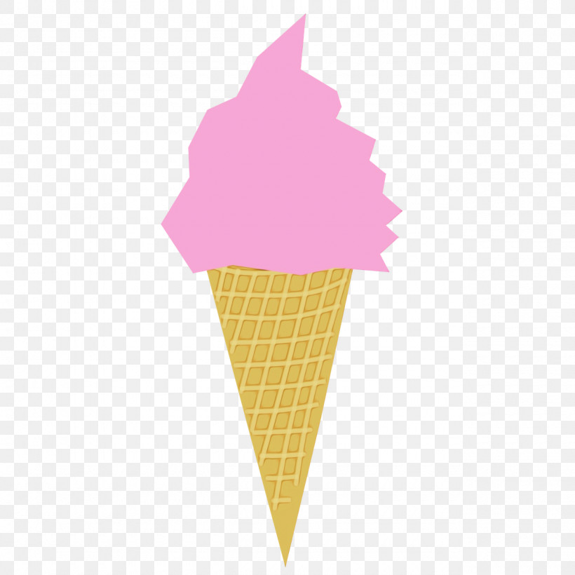 Ice Cream, PNG, 1280x1280px, Watercolor, Cone, Ice, Ice Cream, Ice Cream Cone Download Free