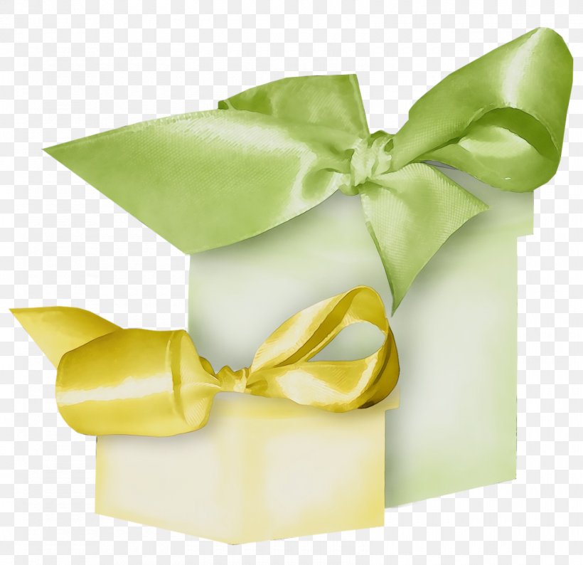 Ribbon Green Yellow Present Gift Wrapping, PNG, 1600x1550px, Christmas Gift, Gift, Gift Wrapping, Green, New Year Gift Download Free