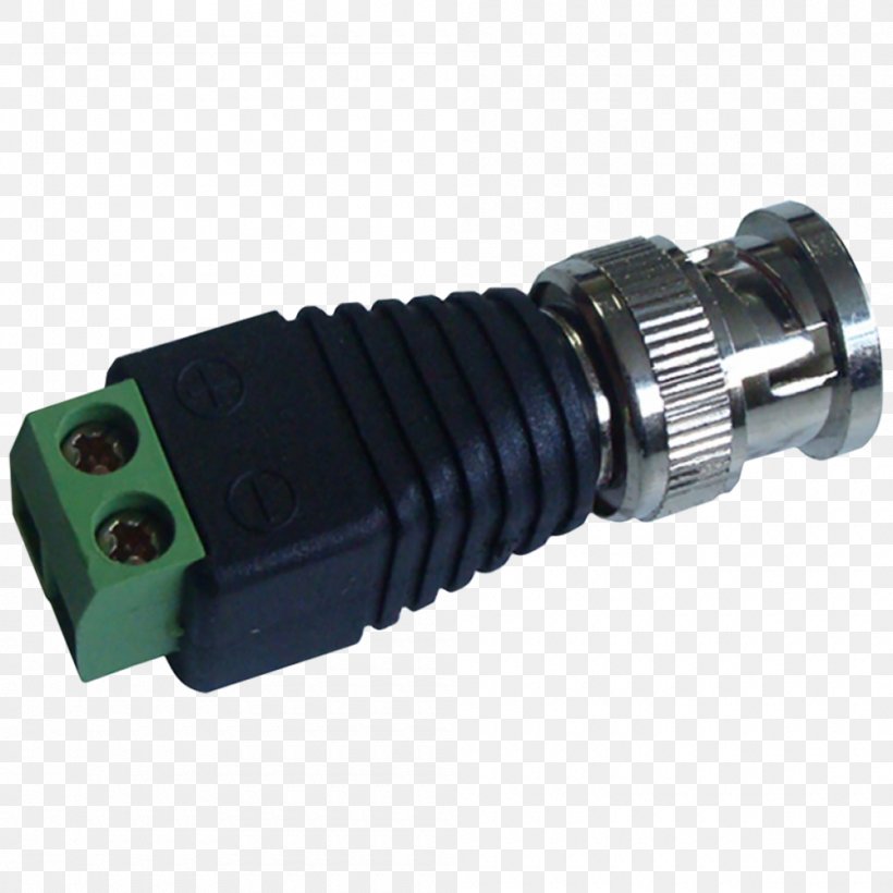 BNC Connector Electrical Connector Closed-circuit Television Terminal Camera, PNG, 1000x1000px, Bnc Connector, Adapter, Amphenol, Balun, Camera Download Free