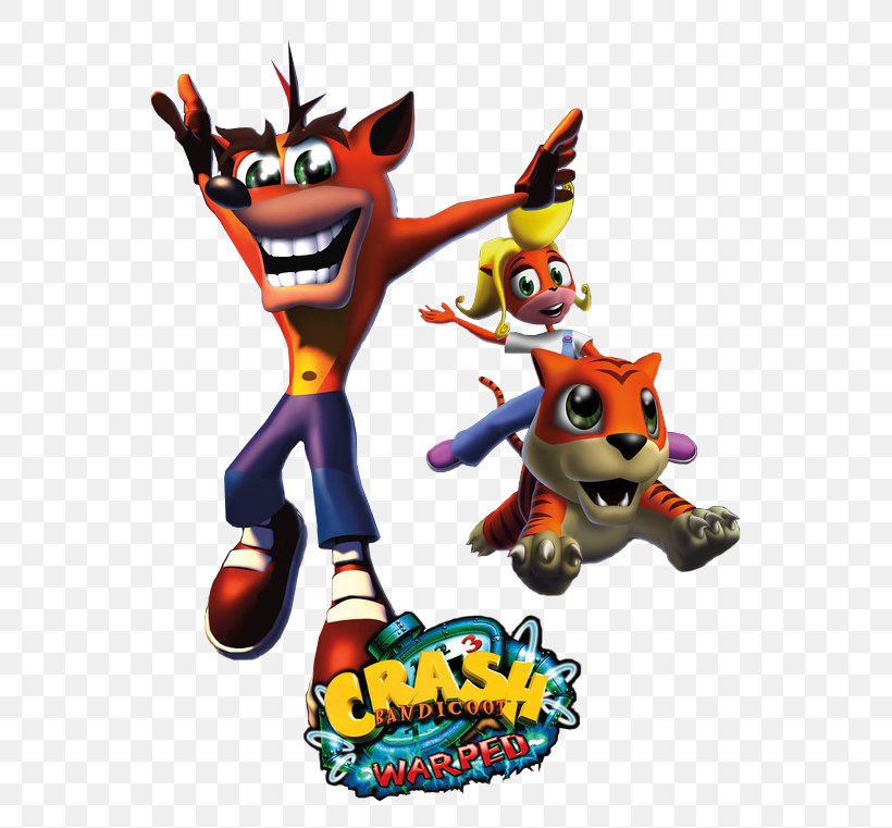 Crash Bandicoot: Warped Crash Of The Titans PlayStation Video Game, PNG, 612x761px, Crash Bandicoot Warped, Action Figure, Bandicoot, Cartoon, Character Download Free