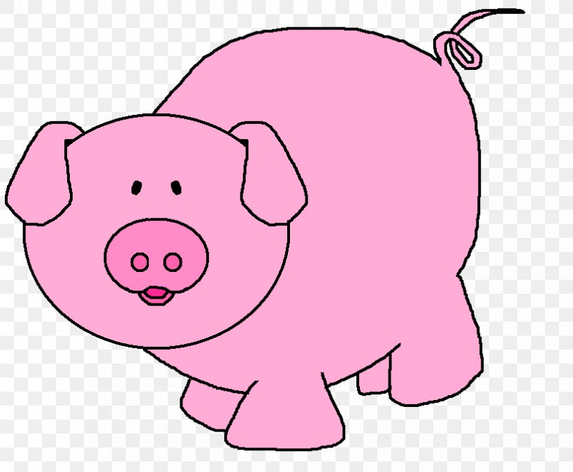 Pig Clip Art, PNG, 828x682px, Pig, Animal Figure, Animation, Area, Artwork Download Free