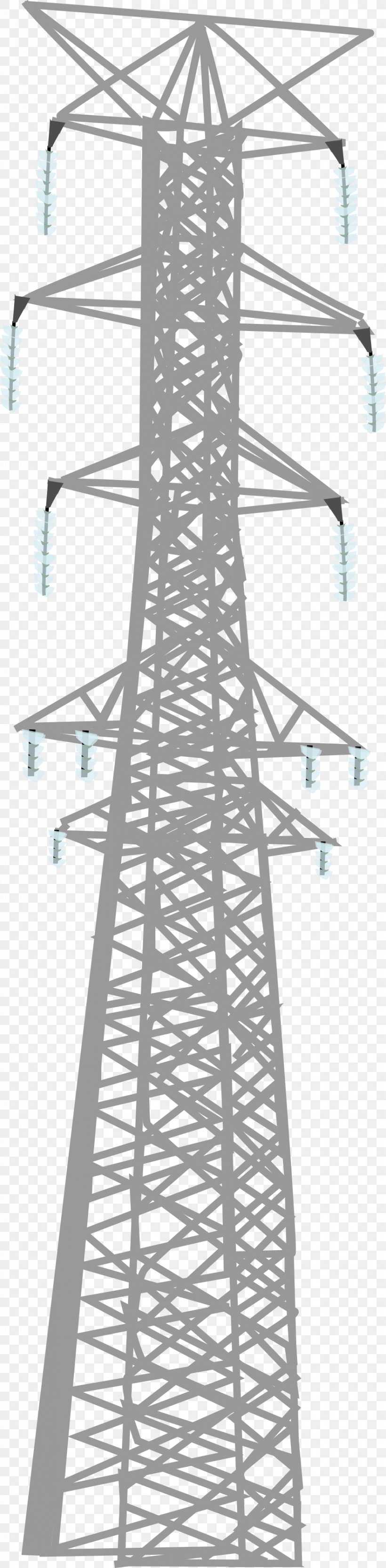 Transmission Tower Public Utility Symmetry Line Electricity, PNG, 877x3567px, Transmission Tower, Black And White, Building, Electric Power Transmission, Electrical Supply Download Free