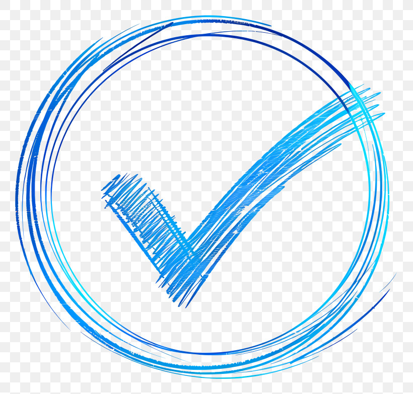 Blue Check Mark - Blue Checkmark Symbol For Approval PNG