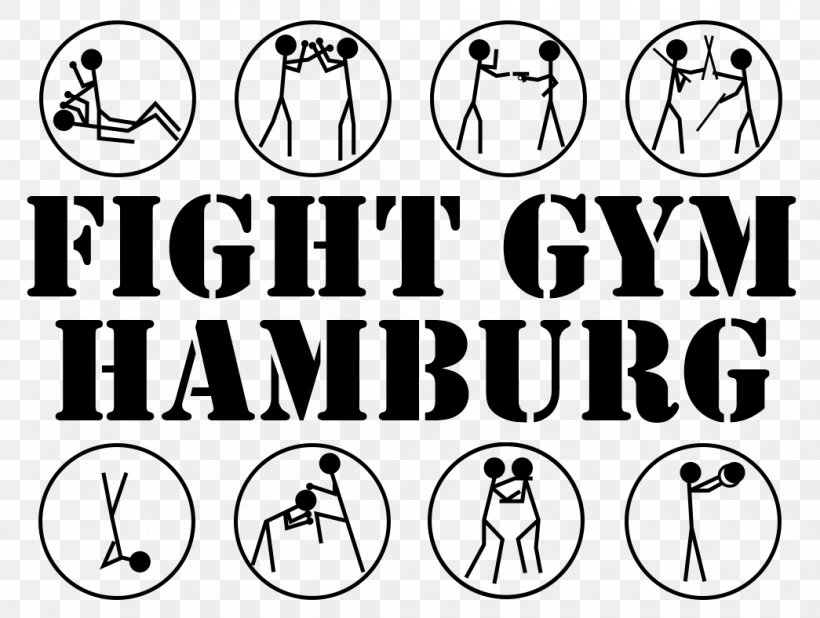 Fight Gym Hamburg Logo Recreation Smile Emoticon, PNG, 1045x788px, Logo, Area, Art, Black And White, Brand Download Free