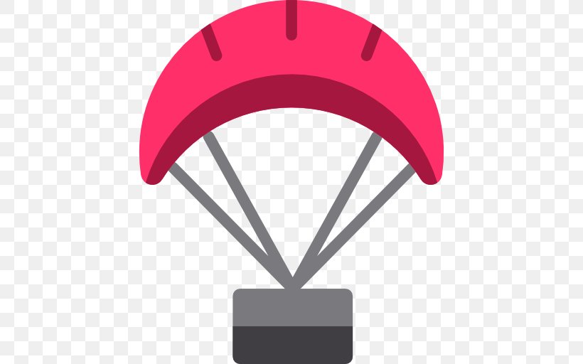 Parachute Landing Fall Parachuting, PNG, 512x512px, Parachute, Headgear, Parachute Landing Fall, Parachuting, Pink Download Free