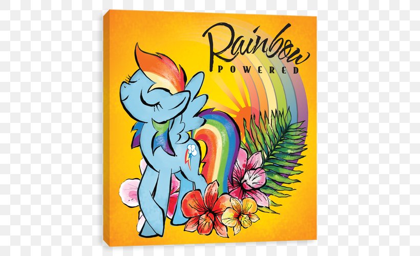 Pinkie Pie My Little Pony Rainbow Dash, PNG, 500x500px, Pinkie Pie, Art, Artwork, Canvas, Canvas Print Download Free