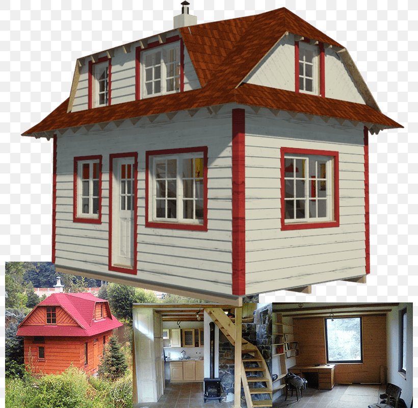 Tiny House Movement House Plan Building, PNG, 800x800px, Tiny House Movement, Building, Cottage, Elevation, Facade Download Free
