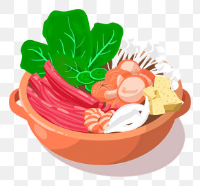 Vegetable Bowl - Fresh Vegetable Bowl With Mushrooms PNG