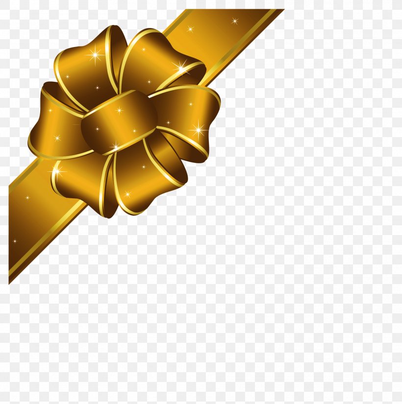 Gold Christmas Ribbon Clip Art, PNG, 1872x1884px, Gold, Birthday, Christmas, Flower, Gift Download Free